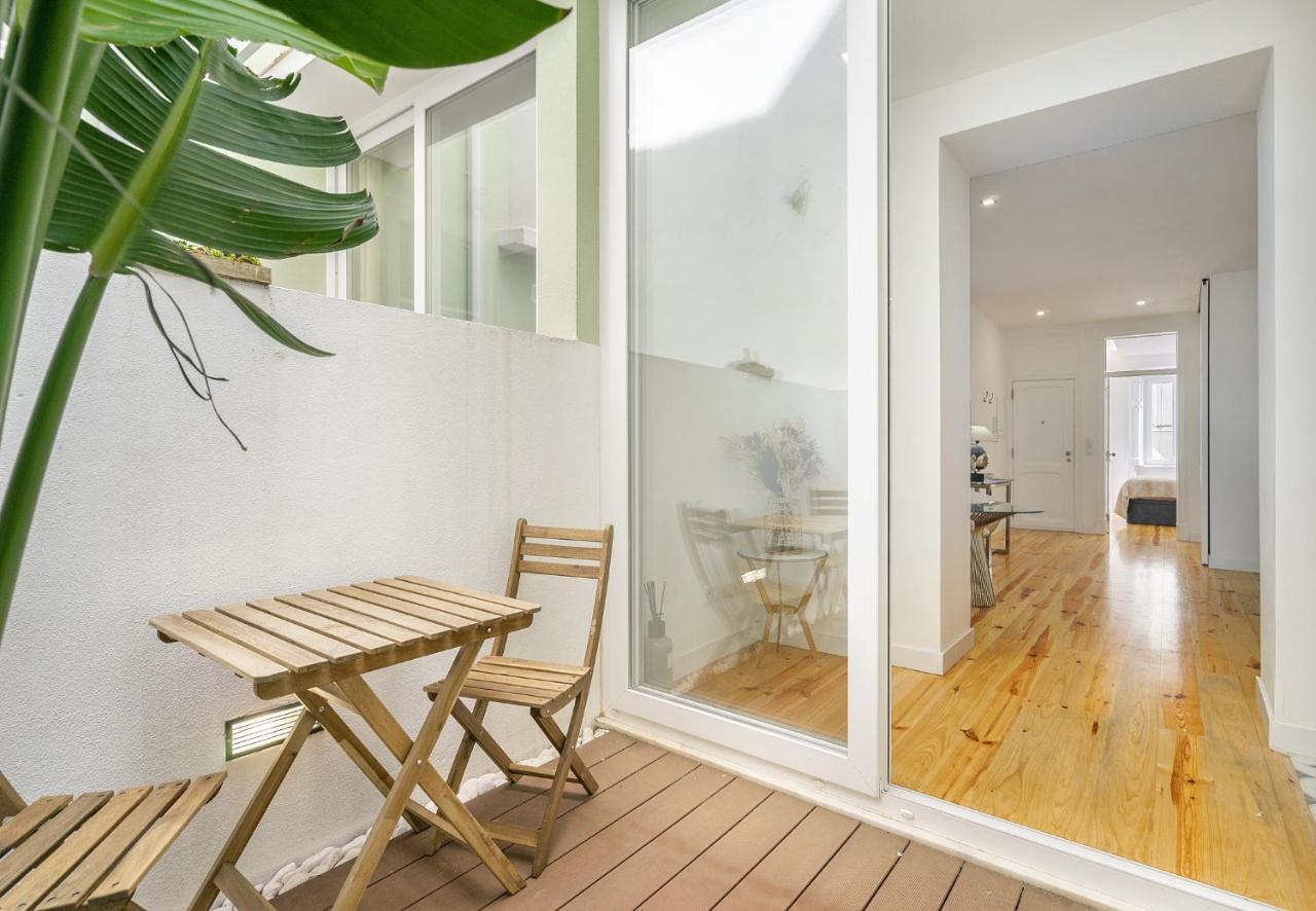 Whome Chic 1-Bed W/ Patio Perfect To Explore Lisbona Esterno foto